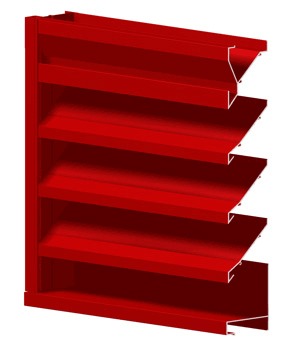 Extruded Non-Drainable Louvers